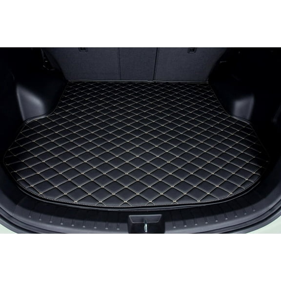 Tesla Model S 2014-2021 Rear Trunk Liner All Weather Cargo Liner Heavy Duty Rear Trunk Mat (Black)