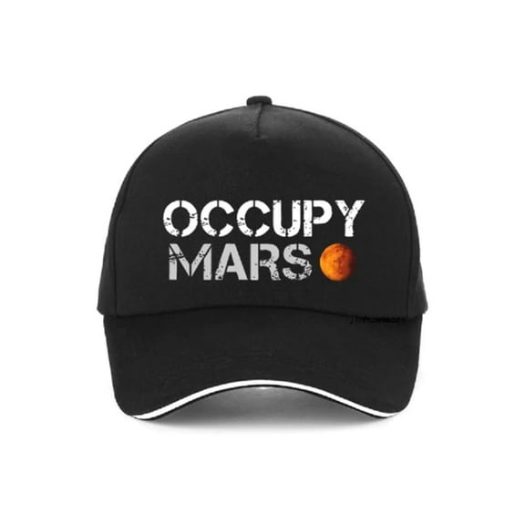 Tesla Model S, 3, X, Y, Cybertruck Occupy Mars Hat, Low Profile Design, Black with Logo