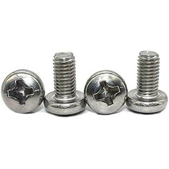 Tesla Model S, 3, X, Y Rear License Plate Screws, Stainless Steel, Set of 4