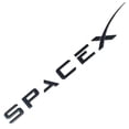 thumbnail image 1 of Tesla Model S, 3, X, Y SPACEX Logo Emblem Badge Sticker Letters For Tesla, Black, 1 of 3