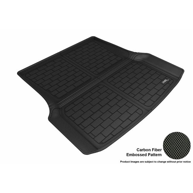 Tesla Model S F2 Floor Liner for 2012-2019 Kagu Rear Cross Fold Cargo - Black