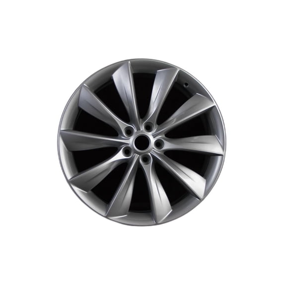 2012 Tesla S 21" Silver OEM Factory Wheel Rim 101733700A