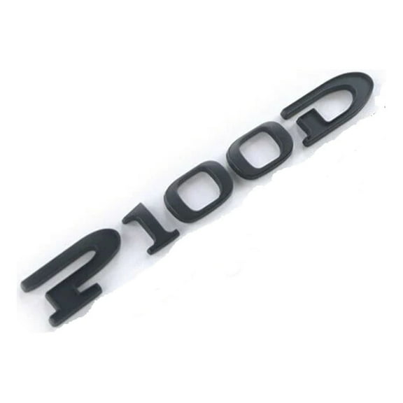 Tesla Model S, X, Matte Black P100D Letter Emblem, 3D Metal