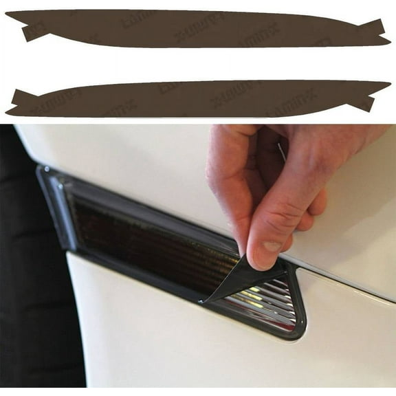 Tesla Model X (2016+ ) Charcoal Rear Marker Covers