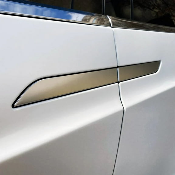 Tesla Model X Door Handle Protection Clear Decal Wrap, 4pc Set