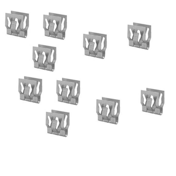 Tesla Model X Interior Racetrack Pillar Trim Fastener Clips, Pack of 10, 2016-2021