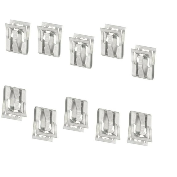 Tesla Model X Lower Rocker Panel Trim Edge Clips, Pack of 10, 2016-2023