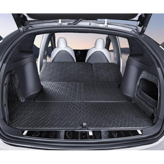 Tesla Model X Trunk Liner Cargo Mats for Tesla Model X 5 Seater 2022-Newest Large Coverage Trunk Mat