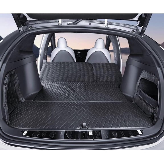 Tesla Model X Trunk Liner Cargo Mats Compatible with Tesla Model X 5 Seater 2022-2025(DO NOT FIT 2026) Large Coverage Trunk Mat
