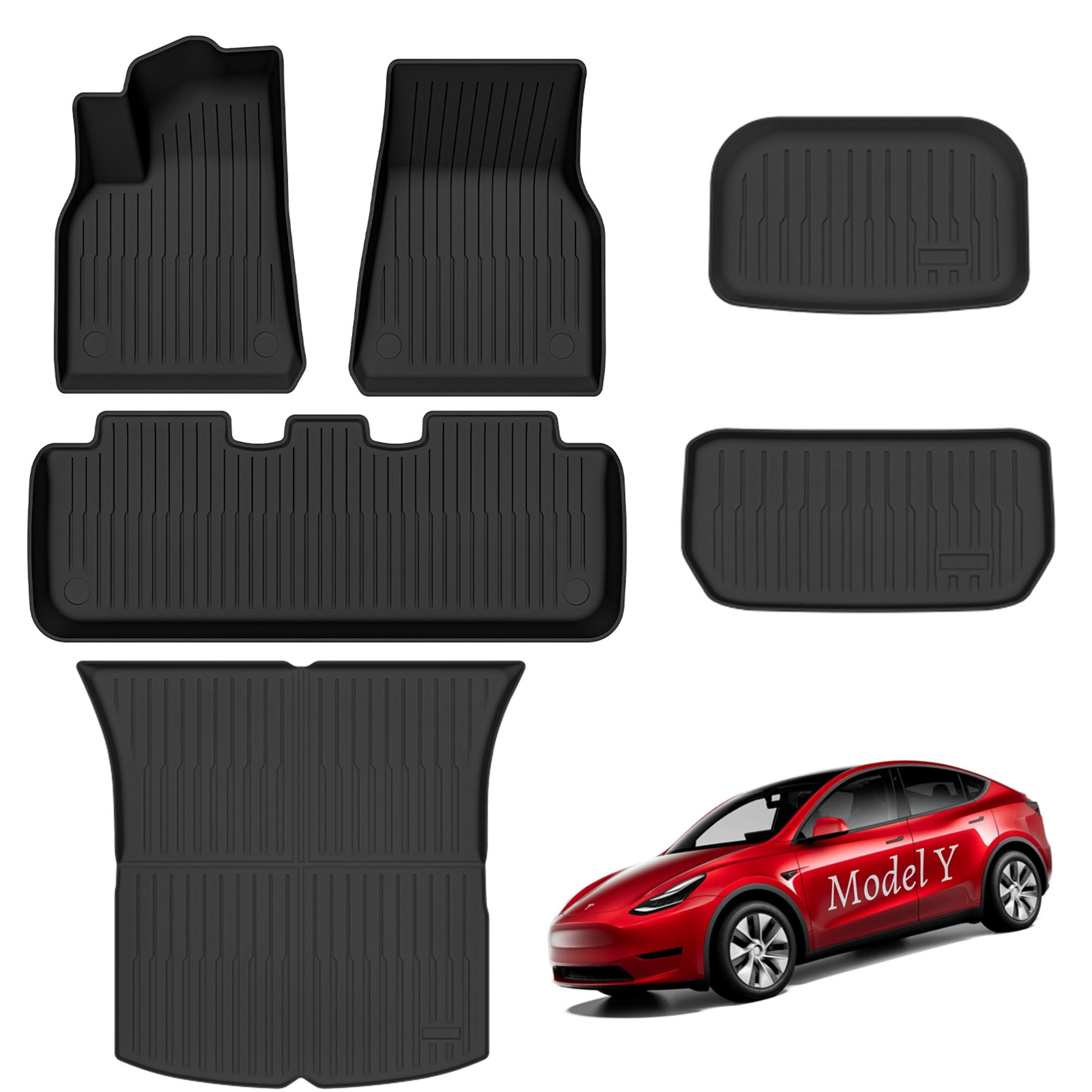 Tesla Model Y Floor Mats 20212023 Custom Cargo Liner Mats, All Weather