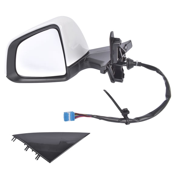 Tesla Model Y Left Side View Mirror Power Fold/Heated/Memory 2020-2023, OEM 1594111-00-C, Electric Adjustable, No Camera, Exterior Mirror Replacement