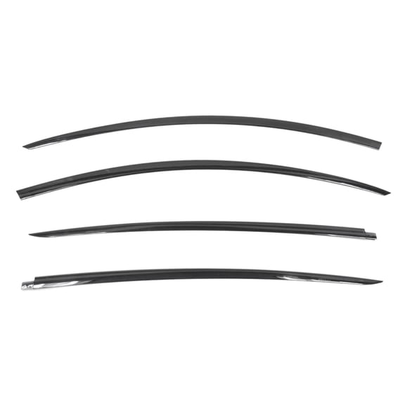 Tesla Model Y Side Window Deflectors, Smoke, Premium Series, 2020-2024
