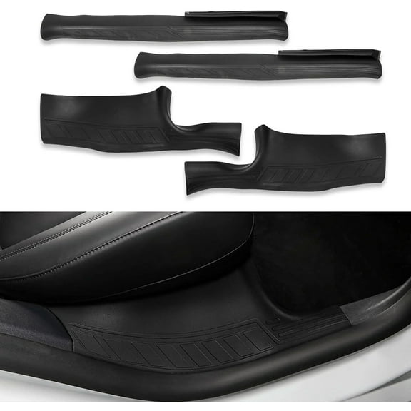 Tesla Model Y TPE Door Sill Protectors, 4-Piece Set, 2020-2024