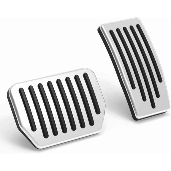 Season Time Pedal Covers for Tesla Model 3/Y 2017-2026 Aluminum Anti-Slip 2 Pack