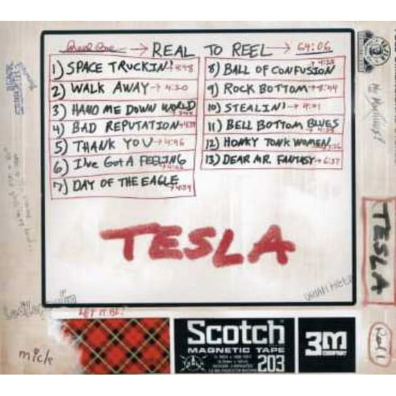 Tesla - Real to Reel - Music & Performance - CD