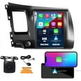 Tesla Style Car CarPlay Android Auto Navigation Stereo GPS Radio