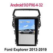 Tesla Style Vertical Screen Android 9.0 4G+32G Car GPS Navigation Multimedia Player For Ford Explorer Radio Stereo
