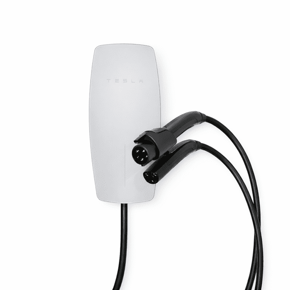 Tesla Universal Wall Connector - Electric Vehicle (EV) NACS / J1772 Charger with Dual Plug Type - Compatible for All North American EVs - Level 2 - up to 48A with 24' Cable