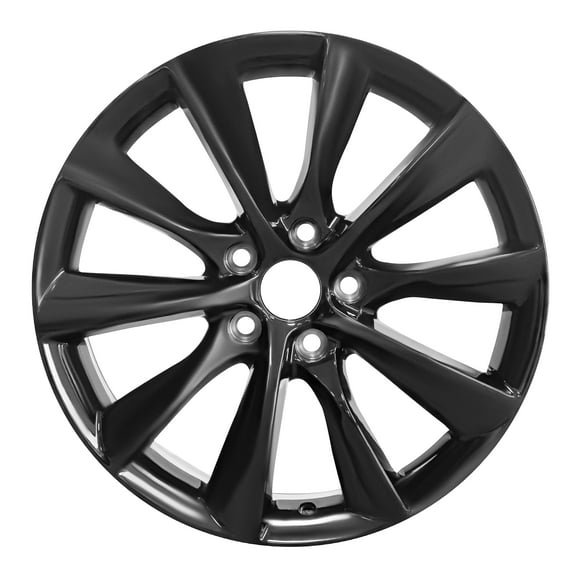 Tesla Styled Wheels 22x10 Black Auto Rim (1pc): Premium Aluminum Casting (A356) for Model X S