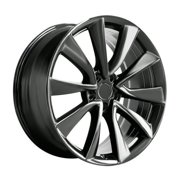 Tesla styled Rim 19x8.5 Models Y X S 3 Hyper Black 4pcs. Models Y X S 4