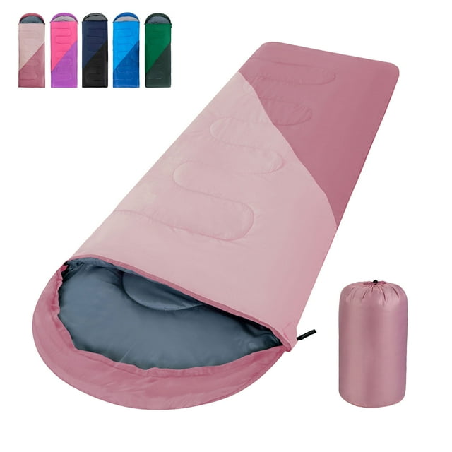 Tesleader Sleeping Bag for Adults and Kids,Backpacking Sleeping Bag for Cold Weather(Right Zipper)