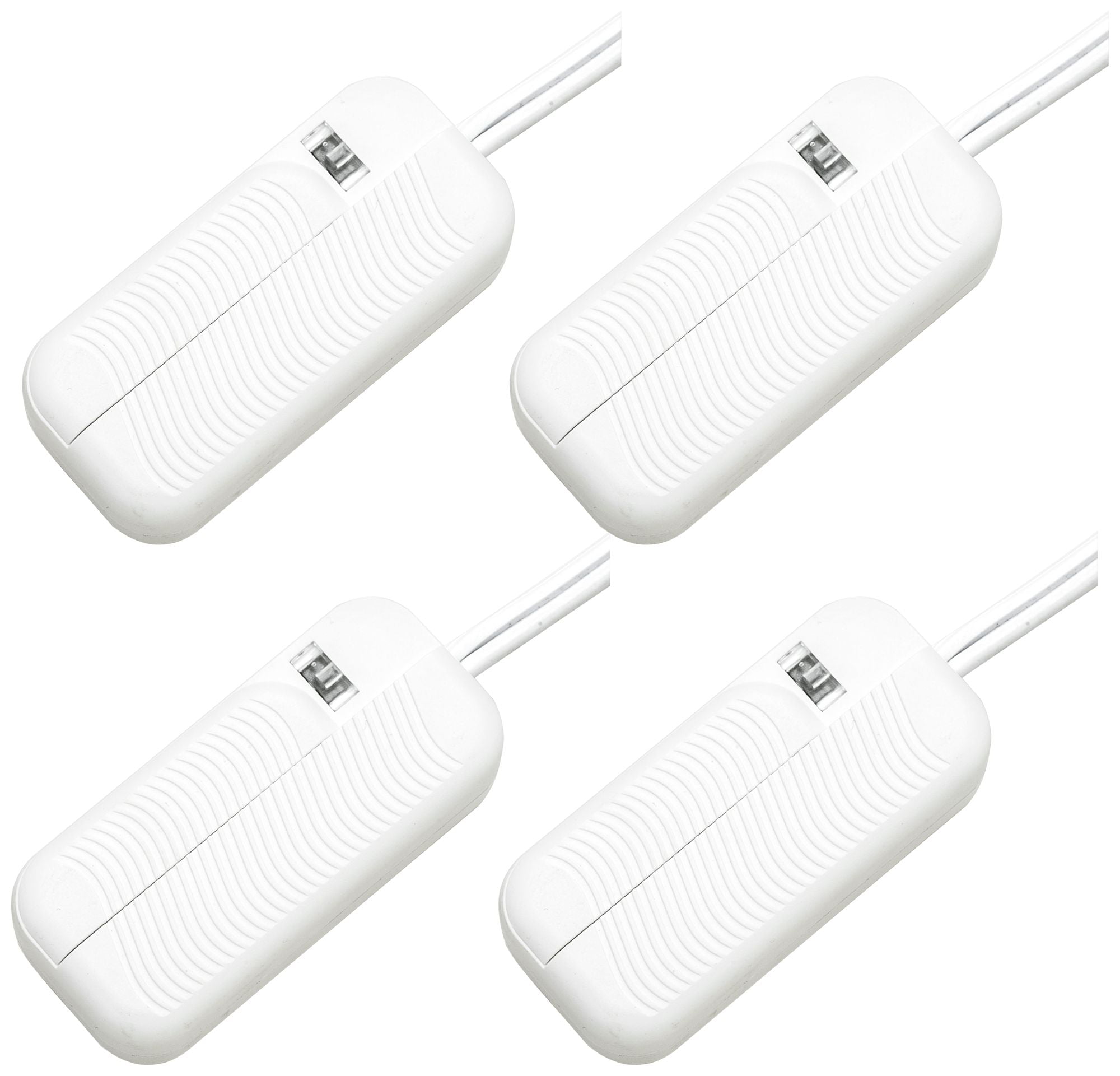 Tesler White CFL/LED PlugIn Table Top Dimmer Set of 4