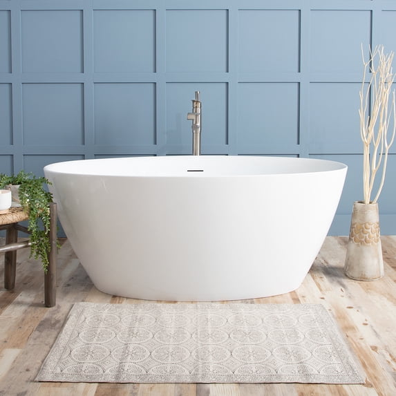 Teslin 59 Inch Freestanding Double End Tub