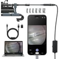 Teslong NTG100-C USB Borescope Camera 45in Flexible Probe Fits .20 ...