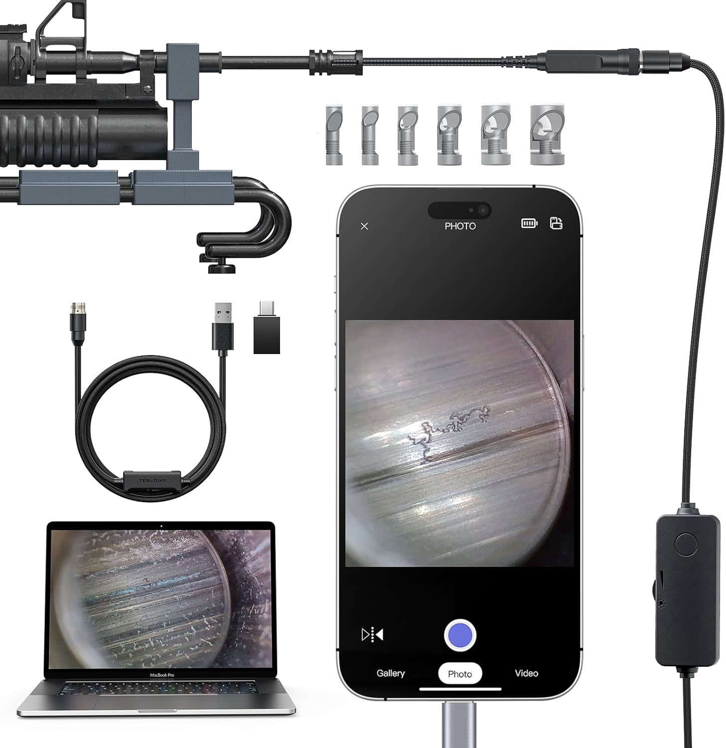 Teslong NTG100-C Borescope Camera - Thumbnail 3