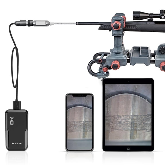 Teslong 26in Rigid Borescope w/ Wi-Fi, Black / Mettalic