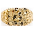 thumbnail image 1 of Tesori & Co Pinky Rectangle Nugget Ring in 10k Yellow Gold, Size 7, 1 of 4
