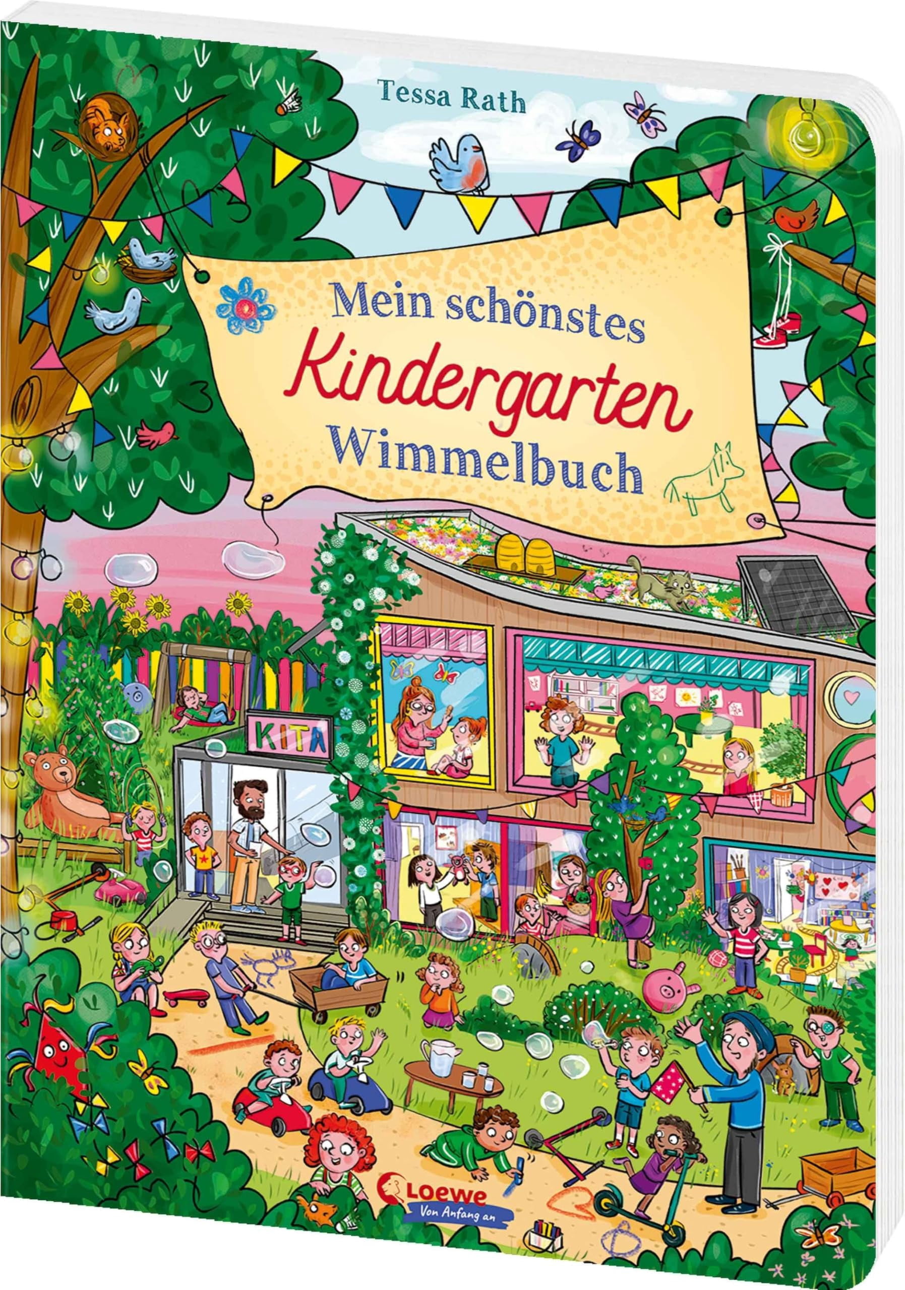 Tessa Rath Mein schönstes Kindergarten-Wimmelbuch: Großes Wimmelbuch für Kinder ab (Paperback)