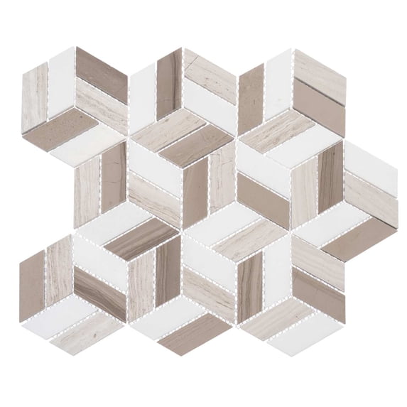 Tesselate 1" x 2" Natural Stone Mosaic Wall Floor Use Tile