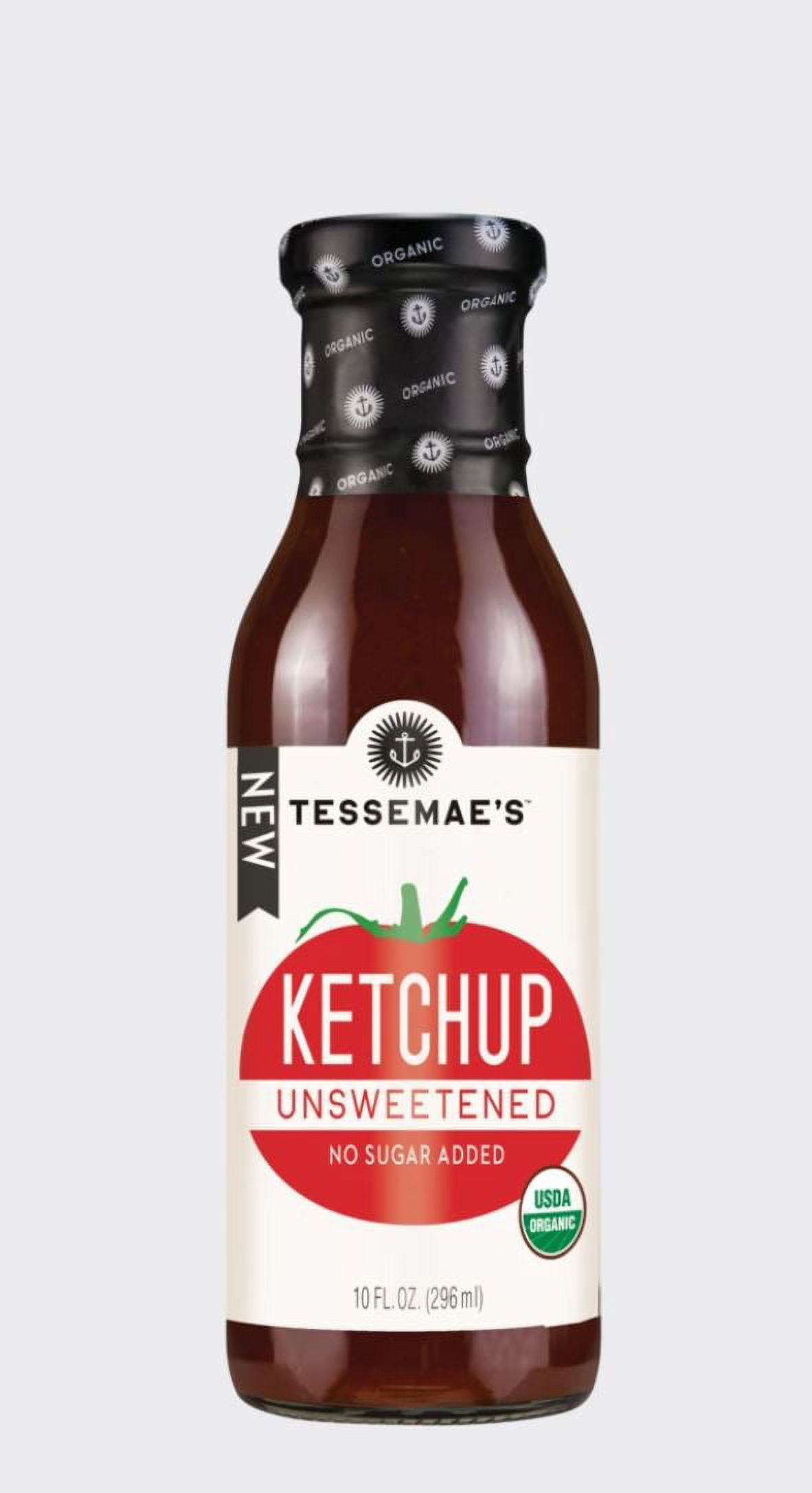 Tessemae's Organic No Sugar Added Ketchup, 10 fl oz