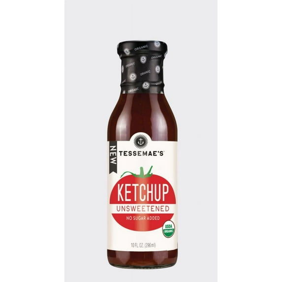 Tessemae's Organic No Sugar Added Ketchup, 10 fl oz