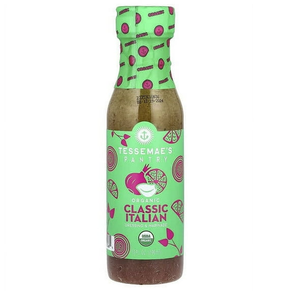 Tessemae's, Pantry, Organic Dressing & Marinade, Classic Italian, 10 fl oz