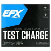 EFX Sports Test Charge, Testosterone Support Kit, 1 Kit
