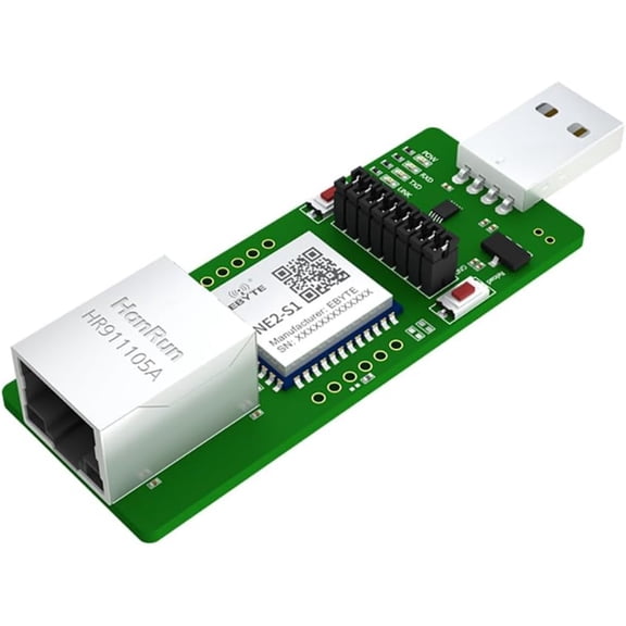 Test Development Board TTL Serial to RJ45 Ethernet Wireless Module NE2-S1-TB Modbus Gateway TCP-RTU MQTT DNS Low Power