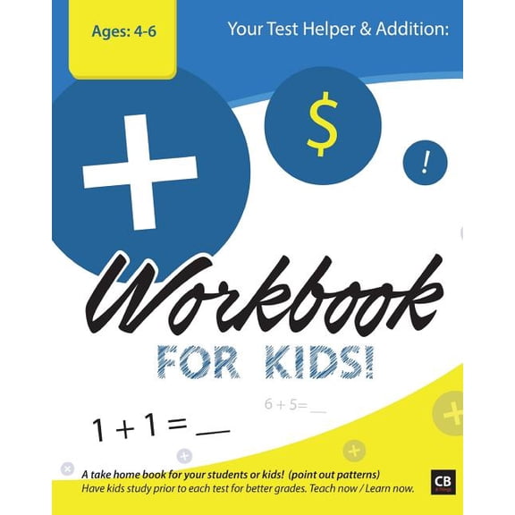 Test Helpers_addition: Your Test Helper, Addition Workbook for Kids (Series #1) (Paperback)