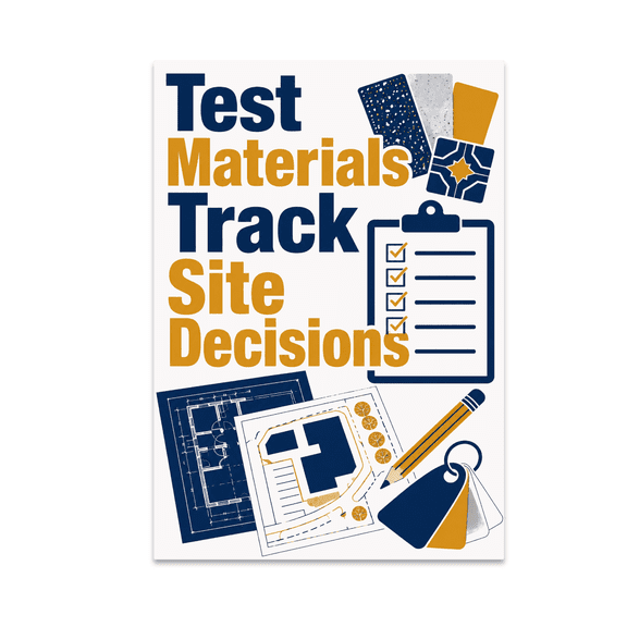 Test Materials Track Site Decisions - Applied Testing Enthusiast - 13x19 Poster Print