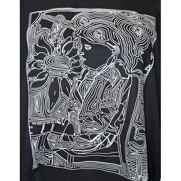 Test Maze Black T-Shirt Large