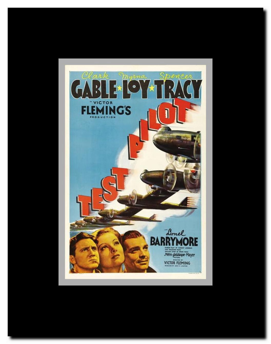 Test Pilot Framed Movie Poster