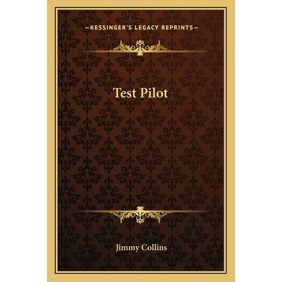 Test Pilot, (Paperback)