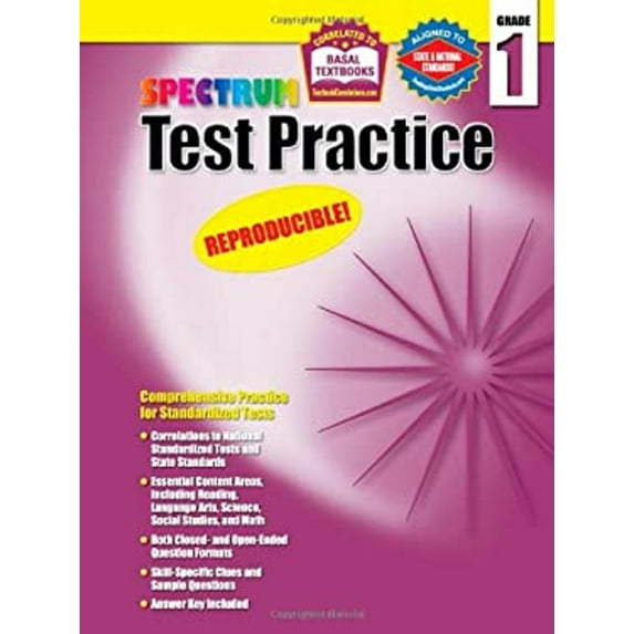 Pre-Owned Spectrum Test Practice, Grade 1 (Paperback) 1577687213 9781577687214