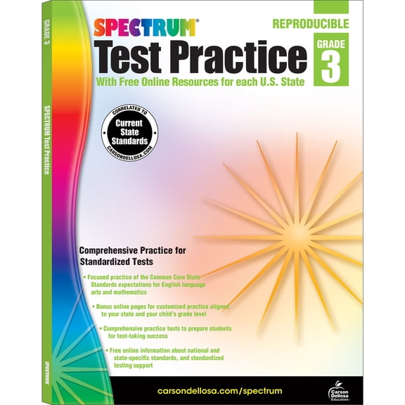 Pre-Owned Spectrum Test Practice, Grade 3: Volume 63 (Paperback) 1620575957 9781620575956