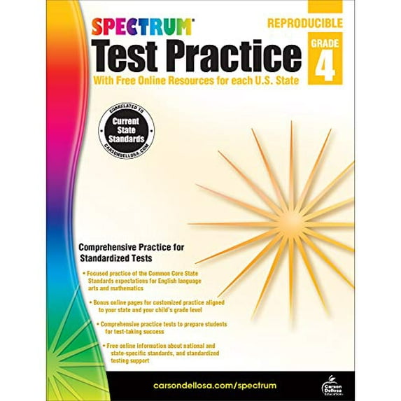 Pre-Owned Spectrum Test Practice, Grade 4: Volume 64 (Paperback) 1620575965 9781620575963