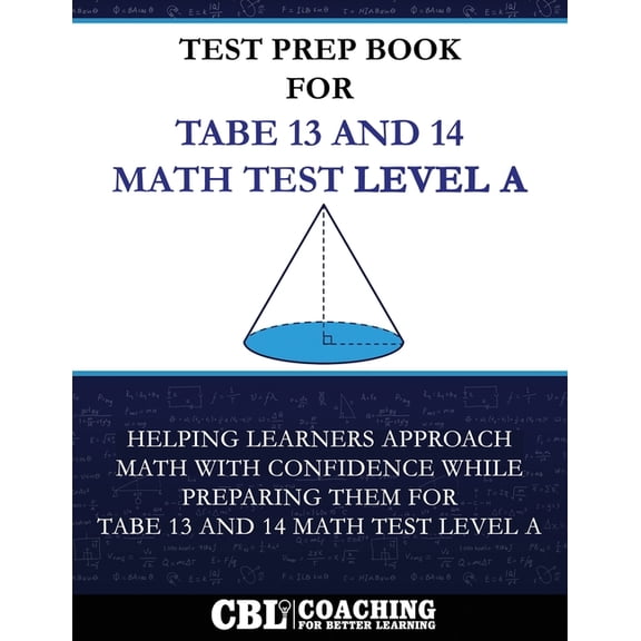 Test Prep Book For TABE 13 and 14 Math Test Level A, (Paperback)