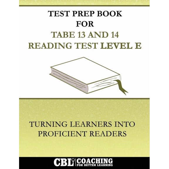 Test Prep Book For TABE 13 and 14 Reading Test Level E, (Paperback)