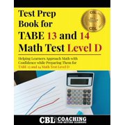 Test Prep Book for TABE 13 and 14 Math Test Level D, Paperback
