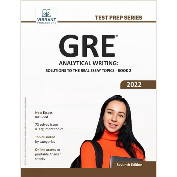 Test Prep: GRE Analytical Writing: Solutions to the Real Essay Topics - Book 2 (Paperback)